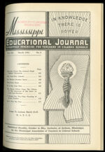 Thumbnail image for Mississippi Educational Journal - Vol. 20, No. 6