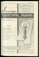Thumbnail image for Mississippi Educational Journal - Vol. 21, No. 1