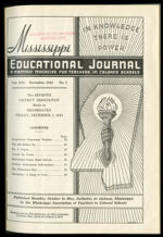 Thumbnail image for Mississippi Educational Journal - Vol. 21, No. 2