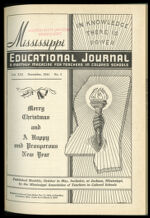 Thumbnail image for Mississippi Educational Journal - Vol. 21, No. 3