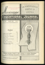 Thumbnail image for Mississippi Educational Journal - Vol. 21, No. 6