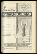 Thumbnail image for Mississippi Educational Journal - Vol. 21, No. 7