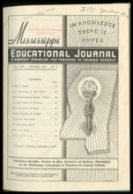 Thumbnail image for Mississippi Educational Journal - Vol. 22, No. 2