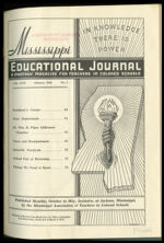Thumbnail image for Mississippi Educational Journal - Vol. 22, No. 4