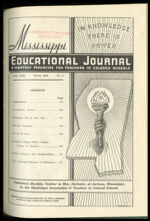 Thumbnail image for Mississippi Educational Journal - Vol. 22, No. 6