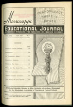 Thumbnail image for Mississippi Educational Journal - Vol. 22, No. 7