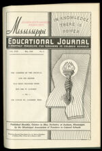 Thumbnail image for Mississippi Educational Journal - Vol. 22, No. 8