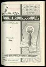 Thumbnail image for Mississippi Educational Journal - Vol. 25, No. 6