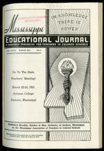 Thumbnail image for Mississippi Educational Journal - Vol. 27, No. 6