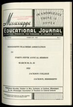 Thumbnail image for Mississippi Educational Journal - Vol. 28, No. 5