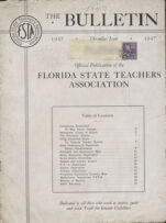 Thumbnail image for Florida State Teachers' Bulletin - [not numbered]