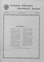 Thumbnail image for Louisiana Education Association Journal - Vol. 28, No. 3