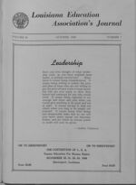 Thumbnail image for Louisiana Education Association Journal - Vol. 28, No. 7