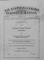 Thumbnail image for The Louisiana Colored Teachers' Journal - Vol. 22, No. 1