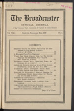 Thumbnail image for Broadcaster - Vol. 8, No. 4