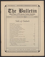 Thumbnail image for The American Teacher Association Bulletin - Vol. 18, No. 2