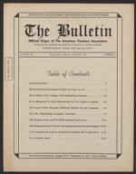 Thumbnail image for The American Teacher Association Bulletin - Vol. 20, No. 2