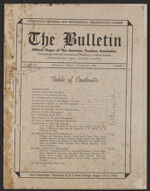 Thumbnail image for The American Teacher Association Bulletin - Vol. 20, No. 3