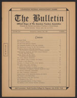 Thumbnail image for The American Teacher Association Bulletin - Vol. 22, No. 1