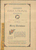 Thumbnail image for Mississippi Educational Journal - Vol. 13, No. 3
