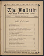 Thumbnail image for The American Teacher Association Bulletin - Vol. 19, No. 1