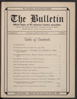 Thumbnail image for The American Teacher Association Bulletin - Vol. 24, No. 2