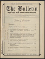 Thumbnail image for The American Teacher Association Bulletin - Vol. 26, No. 1