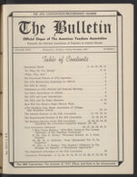 Thumbnail image for The American Teacher Association Bulletin - Vol. 26, No. 4