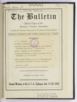 Thumbnail image for The American Teacher Association Bulletin - Vol. 16, No. 1