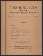 Thumbnail image for Bulletin of the West Virginia Teachers' Association - Vol. 4, No. 3