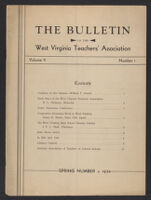 Thumbnail image for Bulletin of the West Virginia Teachers' Association - Vol. 5, No. 1