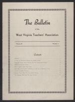 Thumbnail image for Bulletin of the West Virginia Teachers' Association - Vol. 9, No. 2