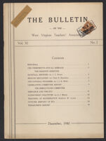Thumbnail image for Bulletin of the West Virginia Teachers' Association - Vol. 11, No. 2