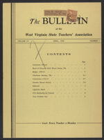 Thumbnail image for Bulletin of the West Virginia Teachers' Association - Vol. 14, No. 1