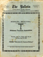 Thumbnail image for Bulletin of the Arkansas Teachers Association - Vol. 13, No. 1