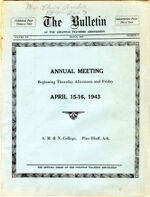 Thumbnail image for Bulletin of the Arkansas Teachers Association - Vol. 15, No. 1