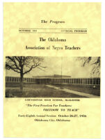 Thumbnail image for Programs of Oklahoma Association of Negro Teachers - 48th Annual Session