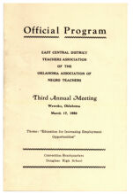 Thumbnail image for Programs of the East Central District Teachers Assoiction - 3rd Annual Session