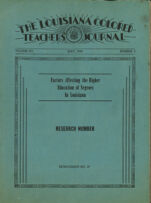 Thumbnail image for The Louisiana Colored Teachers' Journal - Vol. 15, No. 3