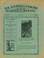 Thumbnail image for The Louisiana Colored Teachers' Journal - Vol. 16, No. 3