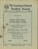 Thumbnail image for The Louisiana Colored Teachers' Journal - Vol. 20, No. 3