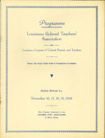 Thumbnail image for Program Louisiana Colored Teachers' Association and Louisiana Congress of Colored Parents and Teachers - 1938
