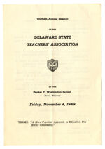 Thumbnail image for Annual Sessions of the Delaware State Teachers' Association - Thirtieth