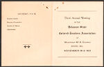 Thumbnail image for Program of the Delaware State Colored Teachers' Association - Third Annual Meeting