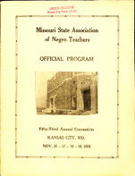 Thumbnail image for Official Program Missouri State Association of Negro Teachers - Fifty-Third Annual Convention