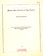 Thumbnail image for Missouri Publications - Comparative Study of the Average Annual Salaries Paid to Negro and White Teachers in the State of Missouri during the period, 1933-1939