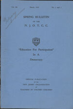 Thumbnail image for Bulletin of the New Jersey Organization of Teachers of Colored Children - Vol. 3, No. 1 and 2