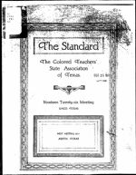 Thumbnail image for Minutes of the Colored Teachers' State Association of Texas - 1926