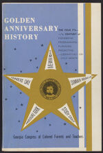 Thumbnail image for Georgia Publications - Golden Anniversary History of the Georgia Congress of Colored Parents and Teachers