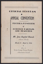 Thumbnail image for Program of the Organization of Teachers of Colored Children of the State of New Jersey - Twenty-Second Annual Convention